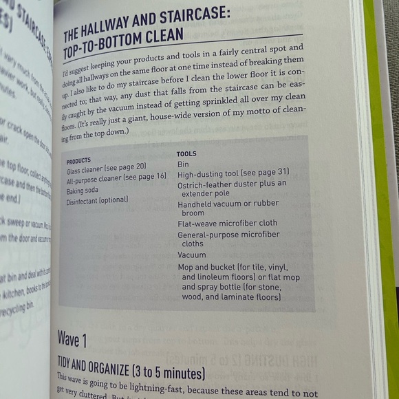 $3 when bundled/"Clean my space" book - Picture 2 of 5